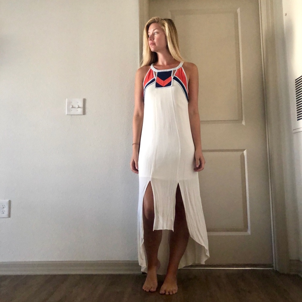 Long white maxi dress
